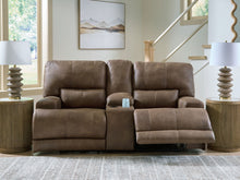 Load image into Gallery viewer, Beckley Place - Power Reclining Loveseat With Console / Adjustable Headrest - Earth
