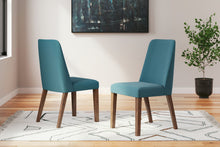 Load image into Gallery viewer, Lyncott - Dining Uph Side Chair (Set of 2) - Blue / Brown
