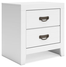 Load image into Gallery viewer, Binterglen - Two Drawer Night Stand - White
