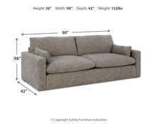 Load image into Gallery viewer, Dramatic - Sofa - Granite
