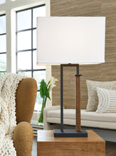 Load image into Gallery viewer, Voslen - Metal Table Lamp (Set of 2) - Black / Brown
