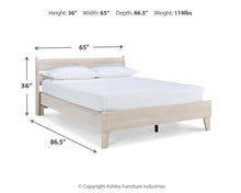 Load image into Gallery viewer, Socalle - Panel Platform Bed
