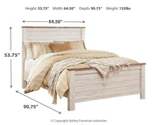Load image into Gallery viewer, Willowton - Panel Bed
