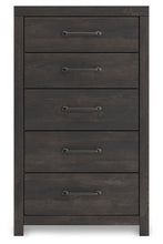 Load image into Gallery viewer, Hollivern - 4 Pc. - Twin Panel Storage Bed, Dresser, Mirror And Chest - Dark Gray
