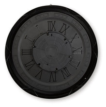Load image into Gallery viewer, Dairton - Wall Clock - Black / Gold Finish

