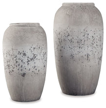 Load image into Gallery viewer, Dimitra - Vase Set (Set of 2) - Brown / Cream
