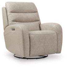 Load image into Gallery viewer, Motion-Max - Swivel Glider Power Recliner - Stonewash
