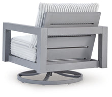 Load image into Gallery viewer, Hurley Park - 4 Pc. - Outdoor Sofa, 2 Lounge Chairs And Coffee Table - Gray
