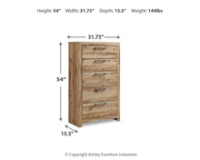 Load image into Gallery viewer, Hyanna - Five Drawer Chest - Tan Brown
