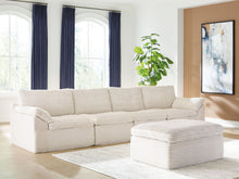 Load image into Gallery viewer, Fannin - 4-Piece Sectional With Ottoman - Ivory

