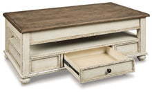 Load image into Gallery viewer, Realyn - Lift Top Cocktail Table - White / Brown
