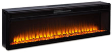 Load image into Gallery viewer, Entertainment Accessories - Wide Fireplace Insert - Black

