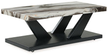 Load image into Gallery viewer, Cendill - Occasional Table Set (Set of 3) - Dark Brown / White / Black
