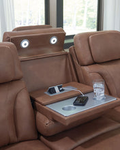 Load image into Gallery viewer, Clean-Slate - Power Reclining Sofa / Adj Headrest - Caramel
