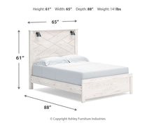 Load image into Gallery viewer, Gerridan - Panel Bed With Sconces
