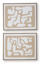 Load image into Gallery viewer, Waldett - Wall Art Set (Set of 2) - Beige / White
