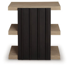 Load image into Gallery viewer, Rylandyn - Rectangular End Table - Black / Light Brown
