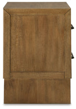Load image into Gallery viewer, Sherbana - Two Drawer Night Stand - Light Brown
