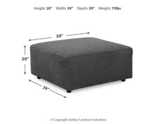 Load image into Gallery viewer, Edenfield - Oversized Accent Ottoman
