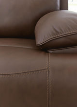 Load image into Gallery viewer, Vonryan - Power Reclining Loveseat With Console / Adj Headrest - Tobacco
