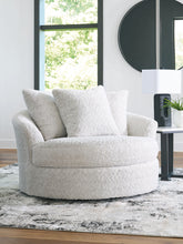 Load image into Gallery viewer, Cuddle Plush - Oversized Swivel Accent Chair - Arctic
