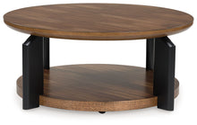 Load image into Gallery viewer, Kraeburn - Round Cocktail Table - Brown / Black
