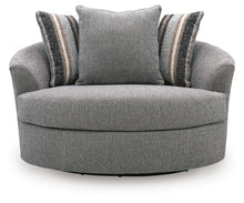 Load image into Gallery viewer, Creston Heights - Oversized Swivel Accent Chair - Smolder
