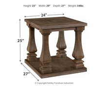 Load image into Gallery viewer, Johnelle - Rectangular End Table - Gray
