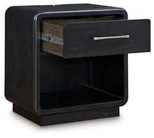 Load image into Gallery viewer, Rowanbeck - One Drawer Night Stand - Black
