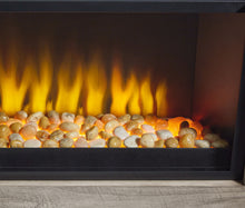 Load image into Gallery viewer, Naydell - 92" TV Stand With Wide Fireplace Insert - Gray
