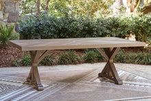 Load image into Gallery viewer, Laguna Heights - Rectangular Dining Table With Umbrella Option - Beige
