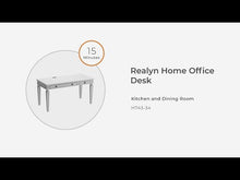 Load and play video in Gallery viewer, Realyn - Home Office Desk - Light Brown
