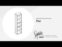 Load and play video in Gallery viewer, Willowton - Pier - 4 Shelves - Whitewash
