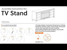 Load and play video in Gallery viewer, Cayberry - TV Stand With Fireplace - Black
