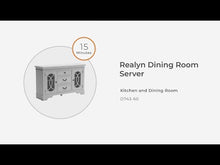 Load and play video in Gallery viewer, Realyn - Dining Room Server - Chipped White
