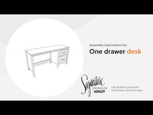 Load and play video in Gallery viewer, Battelle - Home Office Desk - Tan
