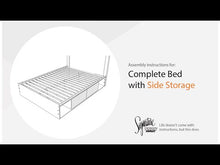 Load and play video in Gallery viewer, Arloster - Upholstered Panel Bed
