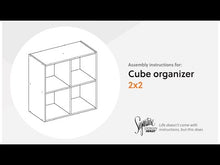 Load and play video in Gallery viewer, Piperton - Cube Organizer - Wood
