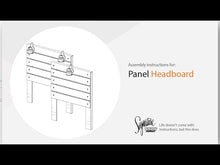 Load and play video in Gallery viewer, Cambeck - Panel Headboard
