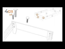 Load and play video in Gallery viewer, Socalle - Panel Platform Bed
