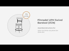 Load and play video in Gallery viewer, Pinnadel - Swivel Barstool

