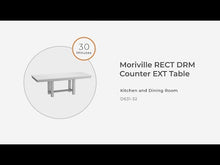 Load and play video in Gallery viewer, Moriville - Rectangular Dining Room Counter Extension Table - Grayish Brown
