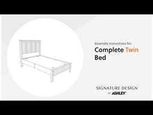 Load and play video in Gallery viewer, Kerisden - Panel Complete Bed Frame
