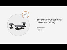 Load and play video in Gallery viewer, Bensonale - Occasional Table Set (Set of 3) - Brown / Gray
