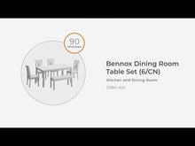 Load and play video in Gallery viewer, Bennox - Dining Room Table Set (Set of 6) - Brown
