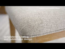 Load and play video in Gallery viewer, Isanti - Dining Room Side Chair (Set of 2) - Light Brown / Black
