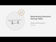 Load and play video in Gallery viewer, Bolanburg - Extension Dining Table - Brown / Beige
