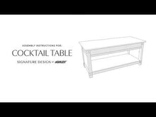 Load and play video in Gallery viewer, Freedan - Rect Lift Top Cocktail Table - Grayish Brown

