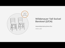 Load and play video in Gallery viewer, Wildenauer - Swivel Stool (Set of 2)
