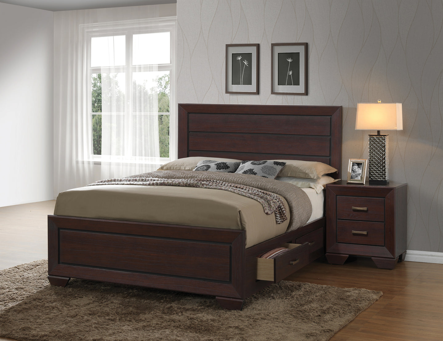 KAUFFMAN Q 4PC SET (Q.BED,NS,DR,MR) 204390Q-S4